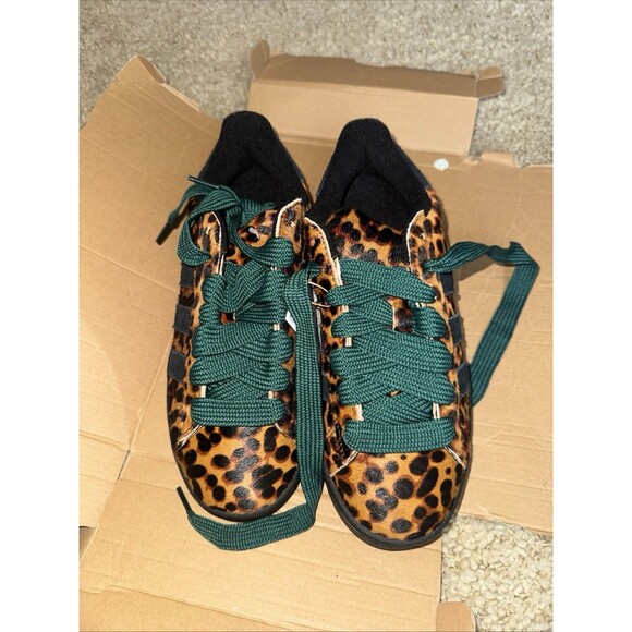 adidas Shoes - adidas Campus 00s W Cheetah Pack Womens Sz 7 Core Brown Black JH9768 Green Lace